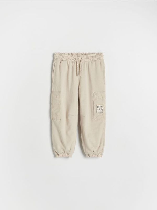 Reserved Reserved - Jogger hlače s cargo džepovima - bež