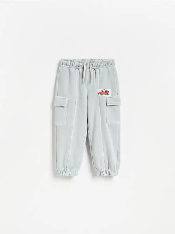 Reserved Reserved - Jogger hlače s cargo džepovima - svijetlo siva