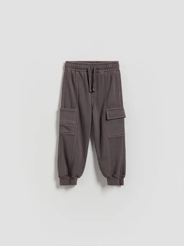 Reserved Reserved - Jogger hlače s cargo džepovima - tamnoljubičasto