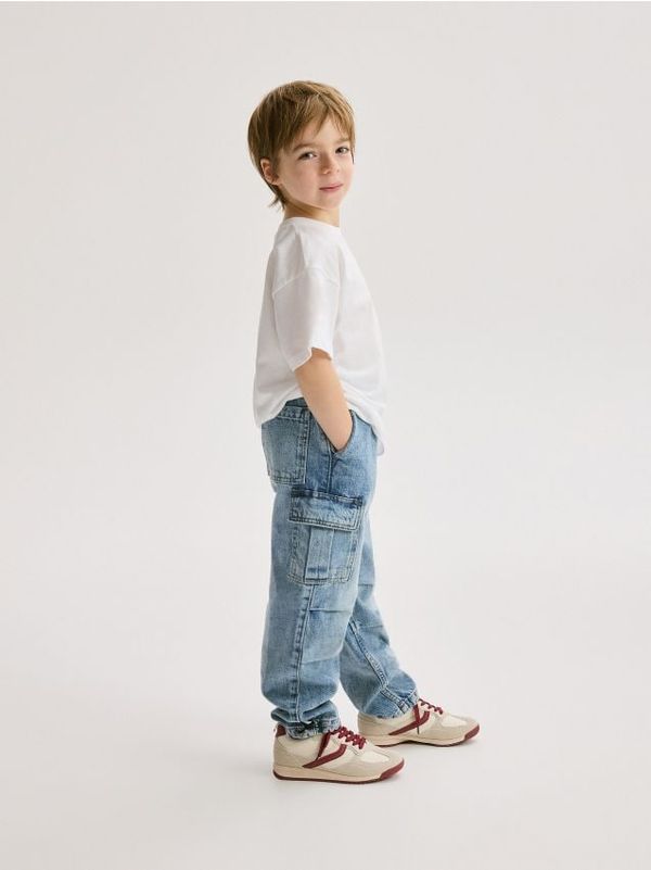 Reserved Reserved - Jogger traperice s džepovima - plava