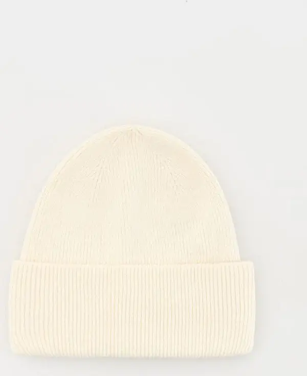 Reserved Reserved - Kapa beanie od mješavine viskoze - krem