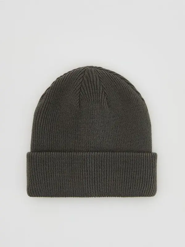 Reserved Reserved - Kapa beanie od mješavine vune - svijetlo siva