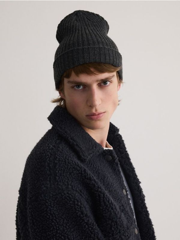 Reserved Reserved - Kapa beanie - tamnosivo