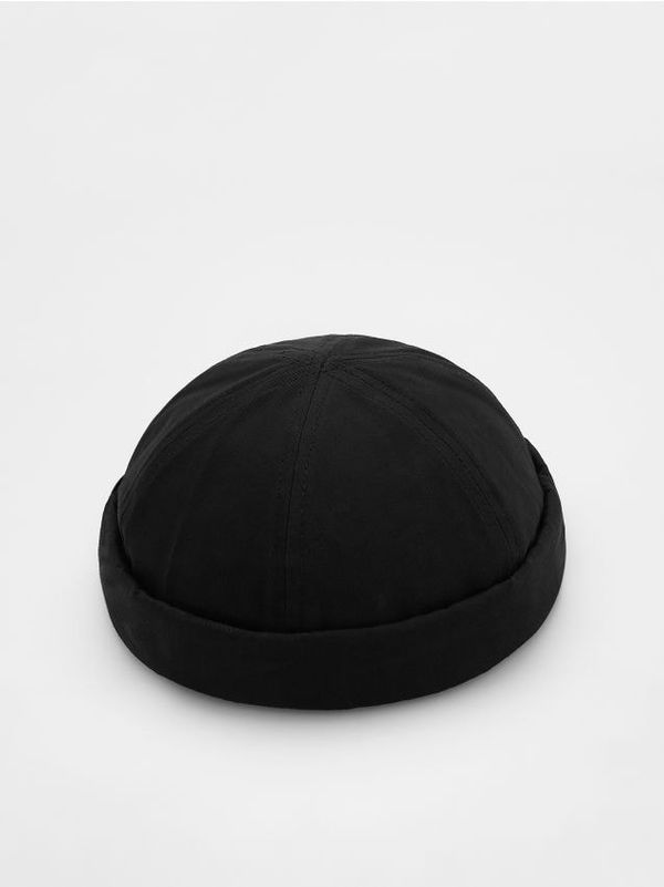 Reserved Reserved - Kapa docker stila s visokim udjelom pamuka - crno