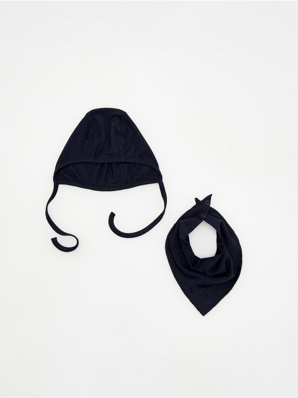 Reserved Reserved - Kapa i marama za bebe - tamnosivo