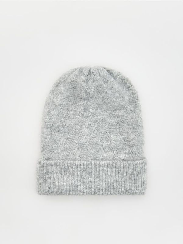 Reserved Reserved - Kapa od mješavine vune - light grey