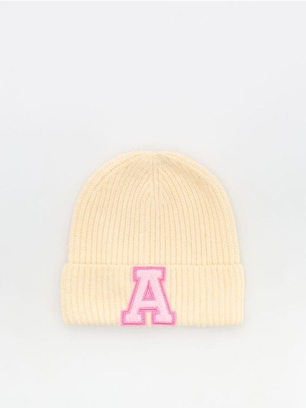 Reserved Reserved - Kapa od žerseja s mješavinom vune - boja kože