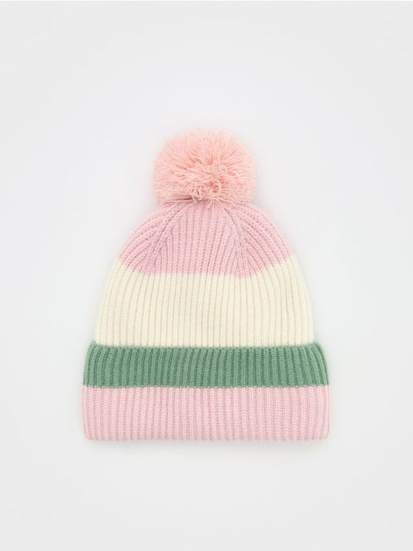 Reserved Reserved - Kapa s pomponom - ružičasta