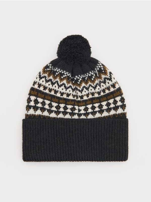 Reserved Reserved - Kapa s pomponom - šaren