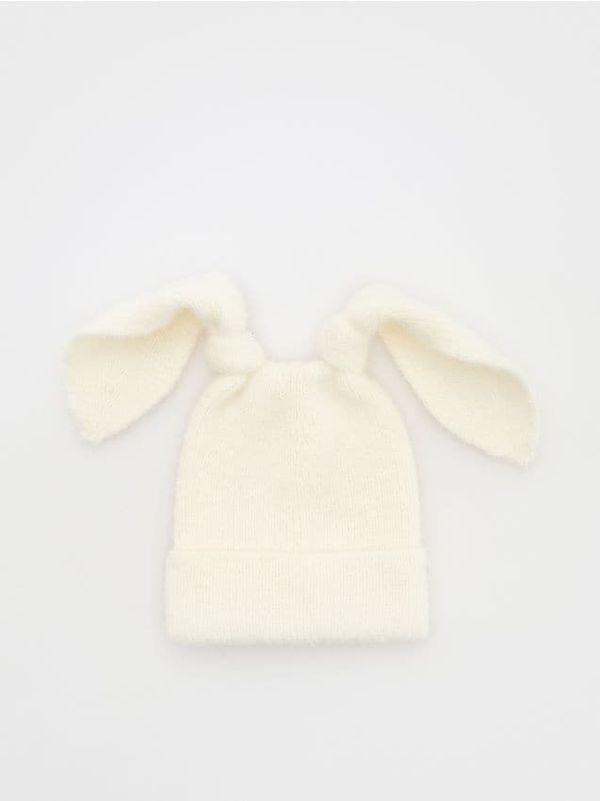 Reserved Reserved - Kapa s ušima - krem