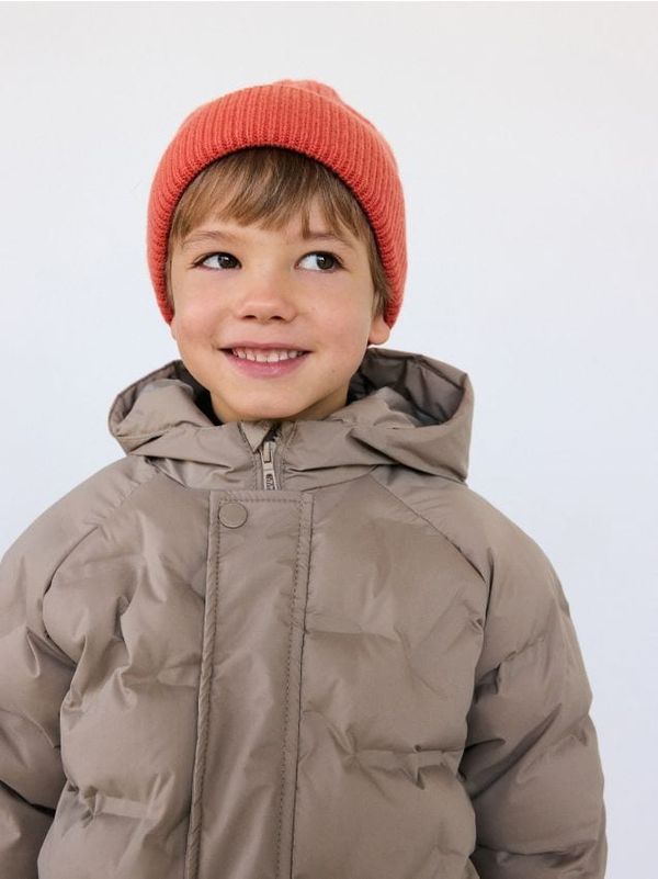 Reserved Reserved - Kaput s kapuljačom - bež