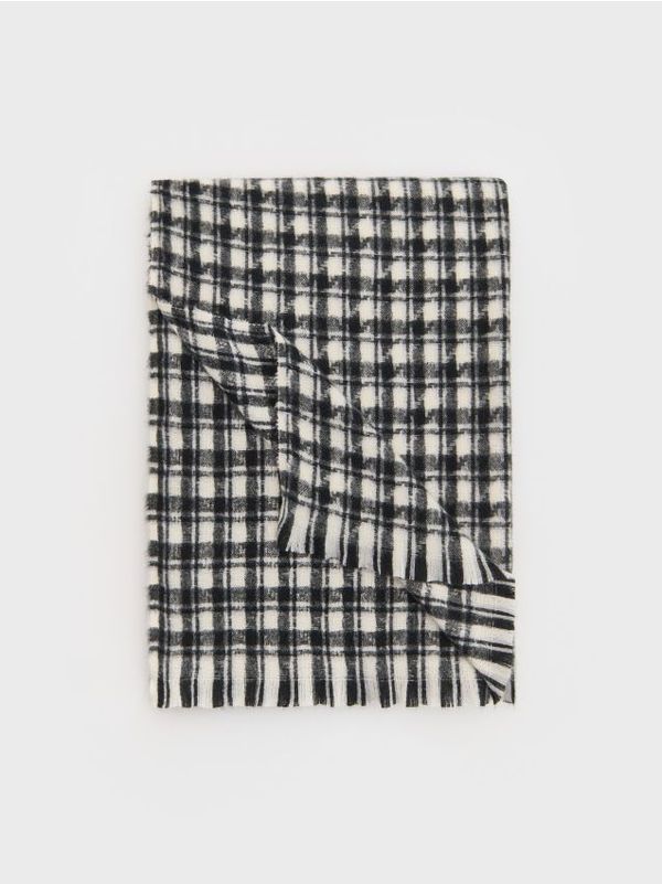 Reserved Reserved - Karirani šal - crno