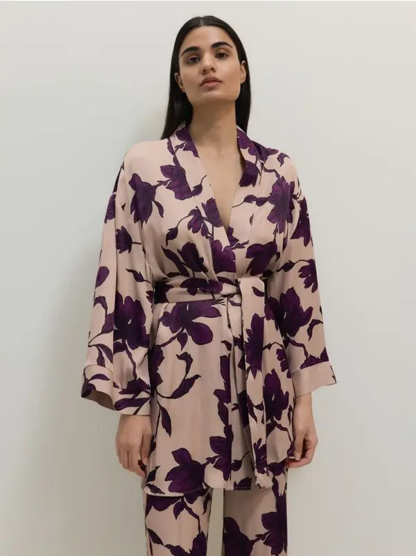 Reserved Reserved - Kimono s uzorkom - šaren