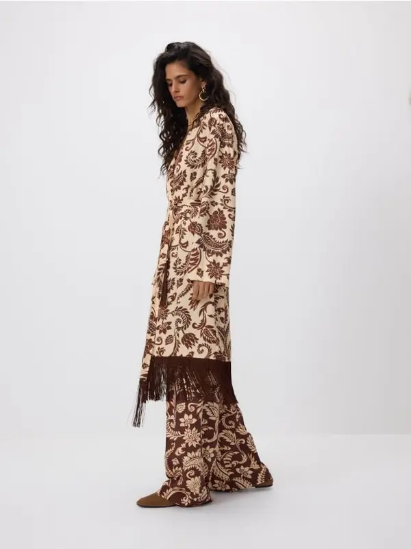 Reserved Reserved - Kimono s uzorkom - šaren