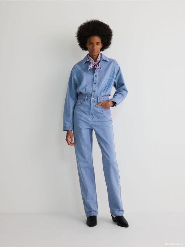 Reserved Reserved - Kombinezon od trapera Barbie™ - plava