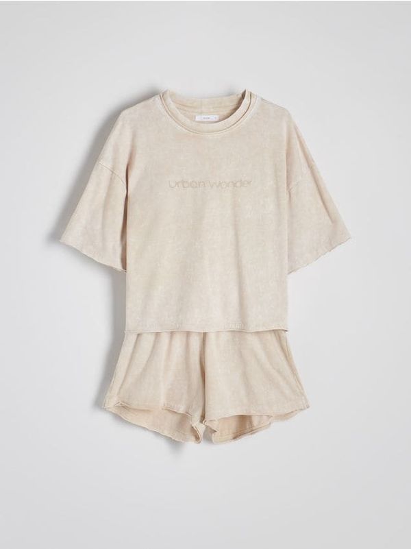 Reserved Reserved - Komplet dvodijelne pidžame - boja kože