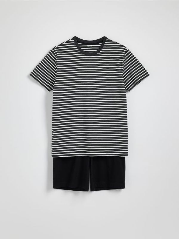 Reserved Reserved - Komplet dvodijelne pidžame - crno