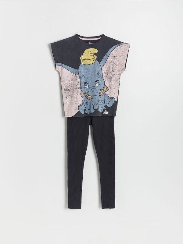 Reserved Reserved - Komplet dvodijelne pidžame Dumbo - tamnosivo