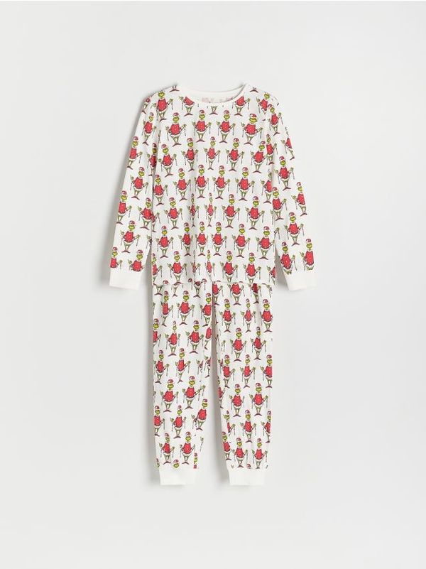Reserved Reserved - Komplet dvodijelne pidžame Grinch - krem
