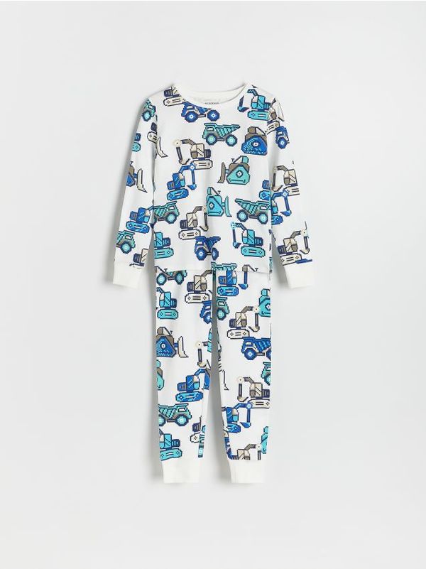 Reserved Reserved - Komplet dvodijelne pidžame - krem