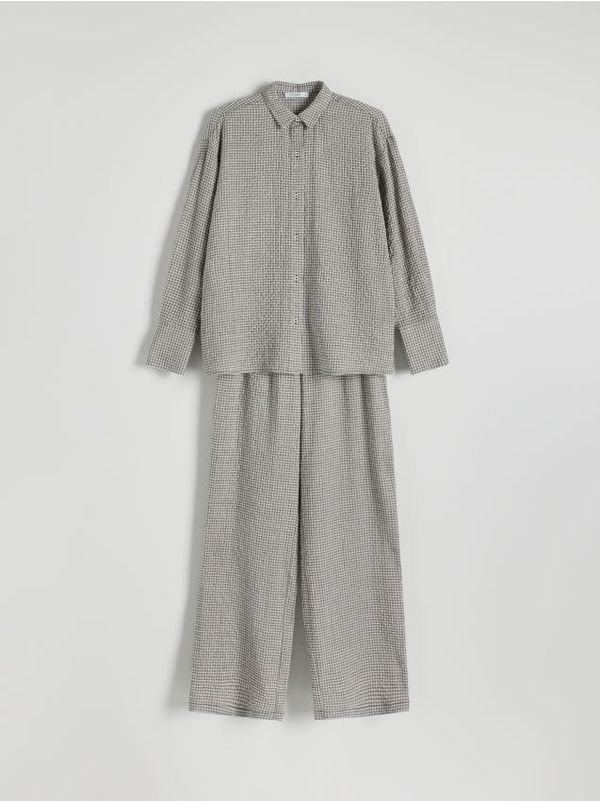 Reserved Reserved - Komplet dvodijelne pidžame - krem