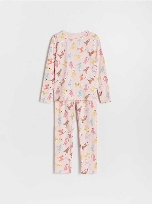 Reserved Reserved - Komplet dvodijelne pidžame - pastelnoružičasto