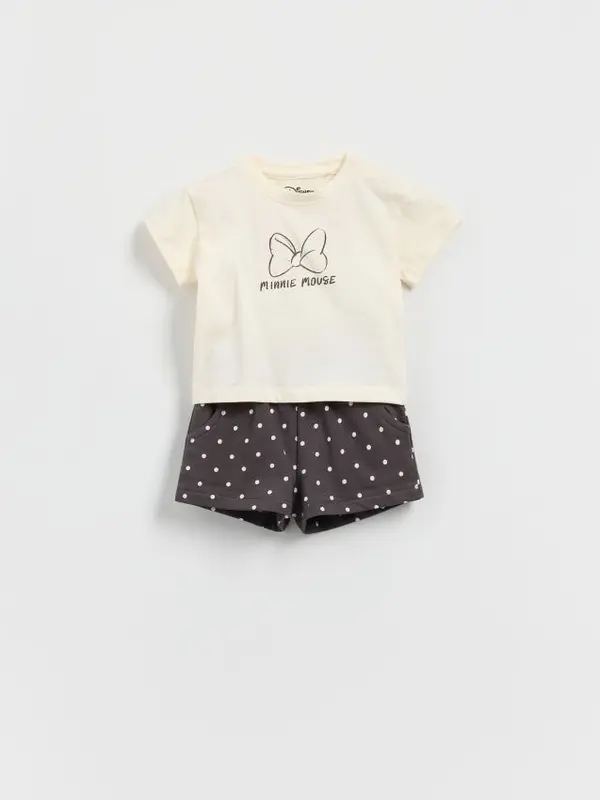 Reserved Reserved - Komplet Minnie Mouse - krem