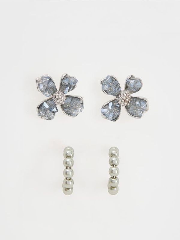 Reserved Reserved - Komplet naušnica - light grey