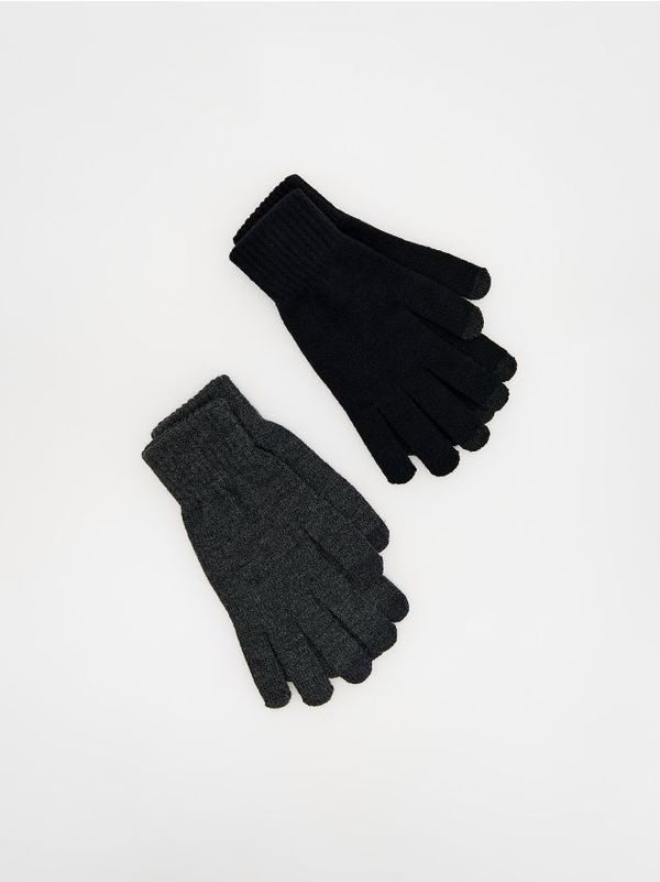 Reserved Reserved - Komplet od 2 para rukavica - crno