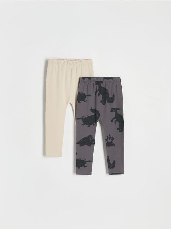 Reserved Reserved - Komplet od 2 para tajica s visokim udjelom pamuka - tamnosivo