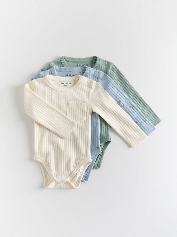 Reserved Reserved - Komplet od 3 bodija - krem