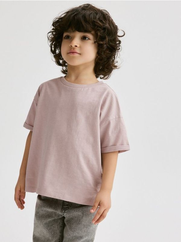 Reserved Reserved - Komplet od 3 pamučne majice kratkih rukava - bljedoljubičasto