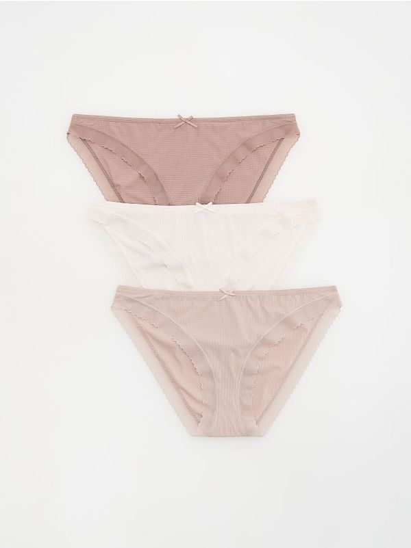 Reserved Reserved - Komplet od 3 para bikini gaćica - prljavoroza