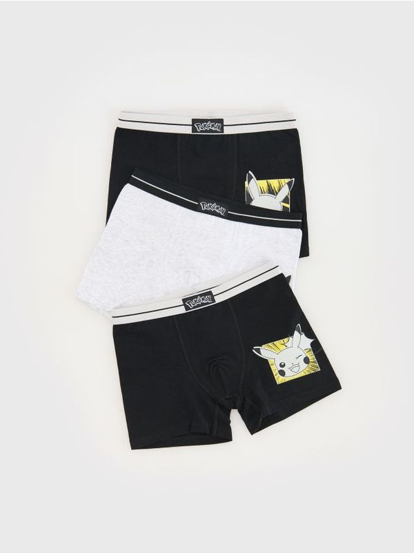 Reserved Reserved - Komplet od 3 para bokserica Pokémon - crno