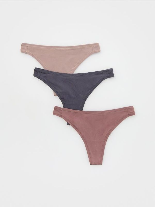 Reserved Reserved - Komplet od 3 para brazilskih gaćica - bljedoljubičasto