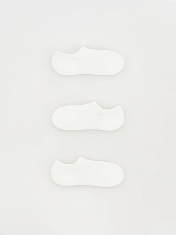 Reserved Reserved - Komplet od 3 para čarapa - krem