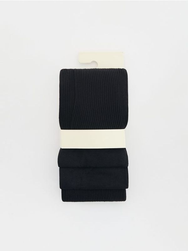 Reserved Reserved - Komplet od 3 para čarapa s gaćicama - crno