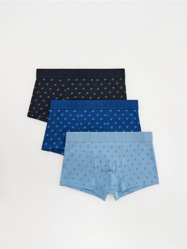 Reserved Reserved - Komplet od 3 para classic bokserica - plava
