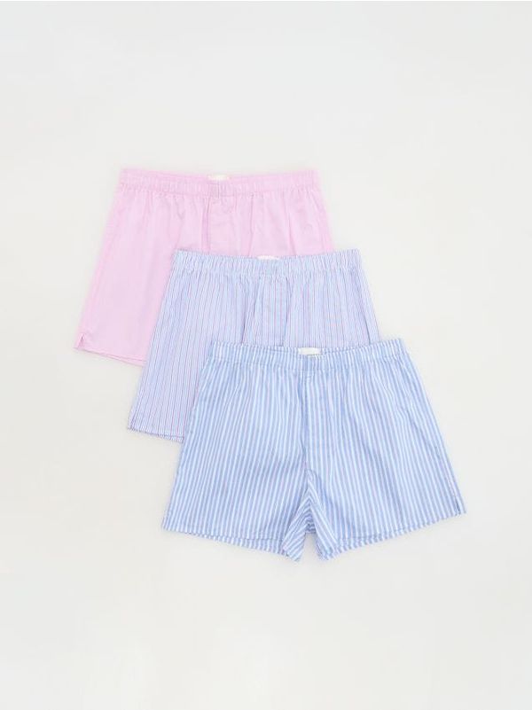 Reserved Reserved - Komplet od 3 para loose bokserica - ružičasta