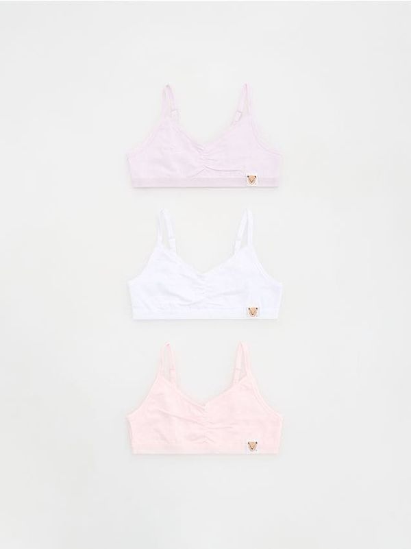 Reserved Reserved - Komplet od 3 topa s visokim udjelom pamuka - šaren