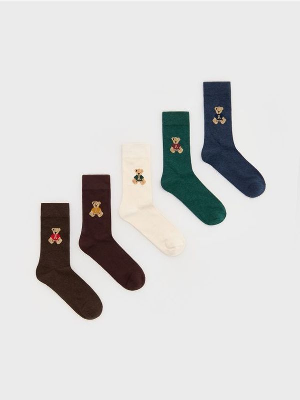 Reserved Reserved - Komplet od 5 pari čarapa - bež