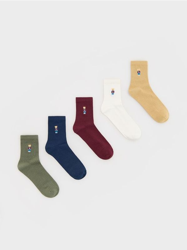 Reserved Reserved - Komplet od 5 pari čarapa - bež