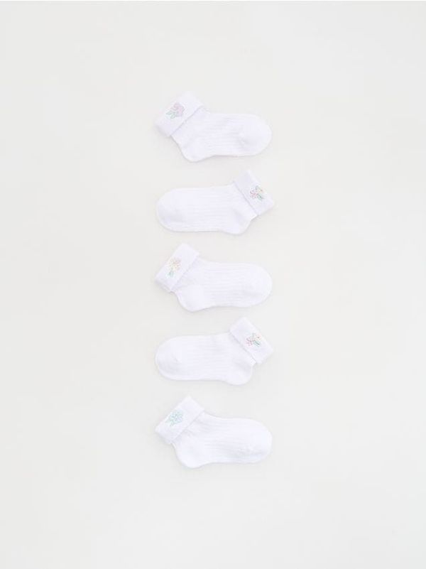 Reserved Reserved - Komplet od 5 pari čarapa - bijela