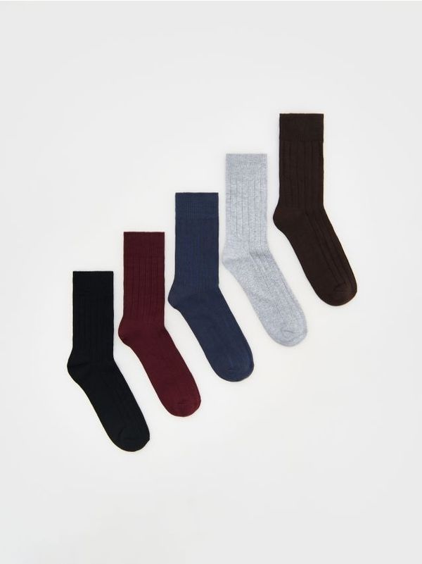 Reserved Reserved - Komplet od 5 pari čarapa - karmin-crveno