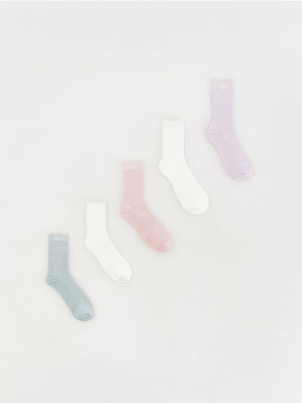 Reserved Reserved - Komplet od 5 pari čarapa s visokim udjelom pamuka - šaren