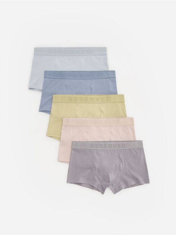 Reserved Reserved - Komplet od 5 pari classic bokserica - bež