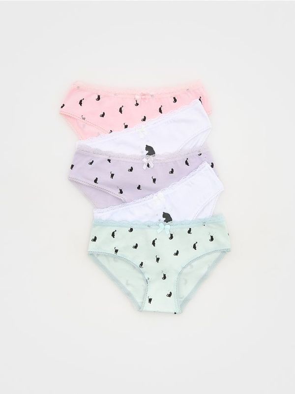 Reserved Reserved - Komplet od 5 pari gaćica - boja lavande