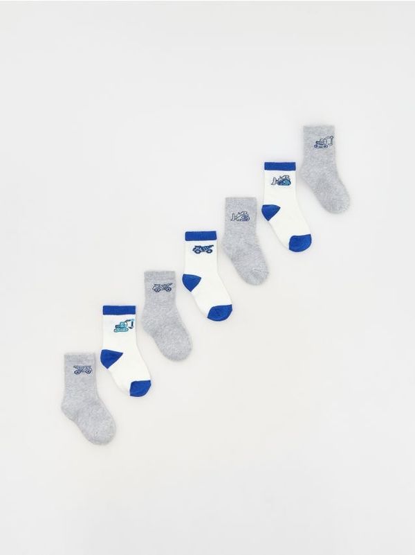 Reserved Reserved - Komplet od 7 pari čarapa - light grey