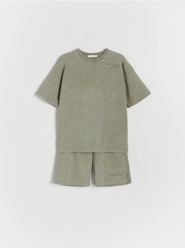 Reserved Reserved - Komplet od žerseja - bljedozeleno
