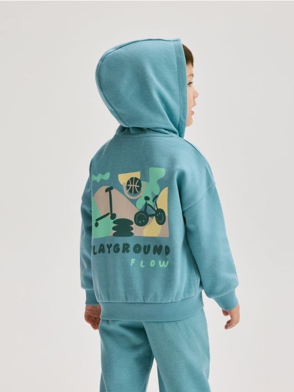 Reserved Reserved - Komplet od žerseja s visokim udjelom pamuka - bljedoplavo